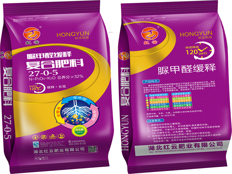 脲甲醛缓释复合肥料27-0-5